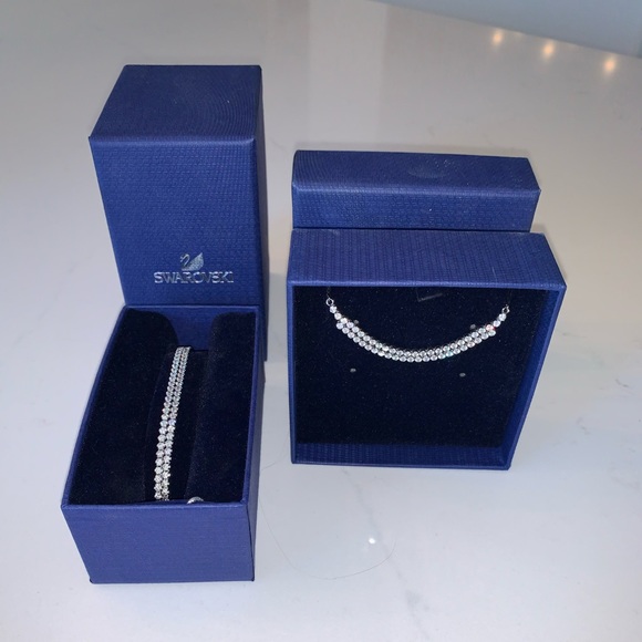 Swarovski CZ Dainty Tennis Necklace - Picture 5 of 5